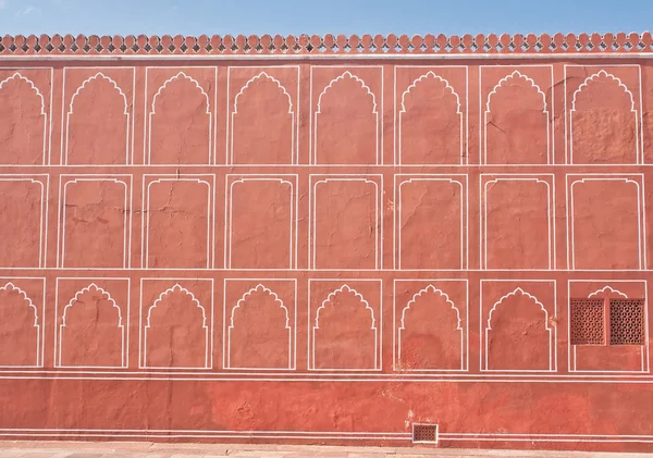 Detalle de la arquitectura del palacio de la ciudad. Jaipur, India — Foto de Stock