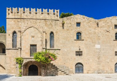Bina eski şehir. Rhodes. Yunanistan