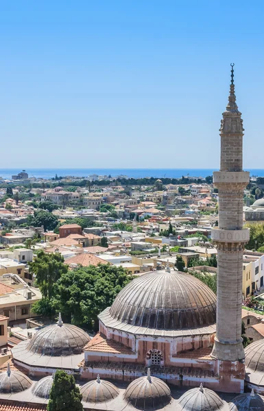 Suleymaniye mecset. Old Town. Rhodes. Görögország — Stock Fotó