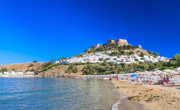 Der Badeort Stegna. Rhodos-Insel. Griechenland — Stockfoto