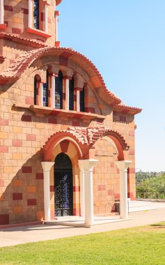 Pilon Köyü (Pylonas) bir kilise bir parçası. Rhodes