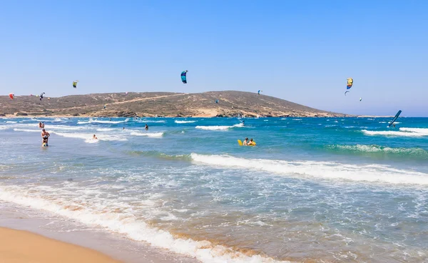 Strand auf der Landenge Prasonisi. Rhodos-Insel. Griechenland — Stockfoto