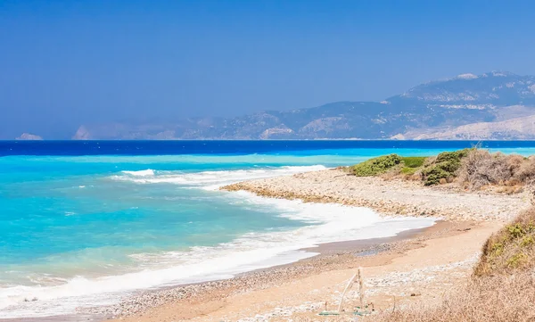 Aegean coast. Rhodes Island. Greece — Stock Photo, Image