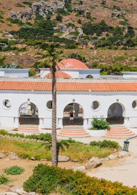 Termal Kallithea (Terme Kalithea). Rodos Adası. Gr