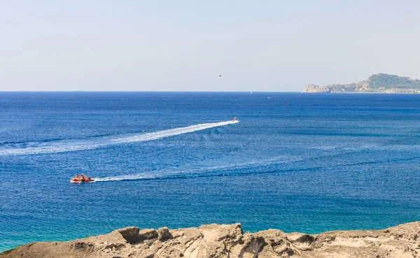 Middellandse-Zeekust. Rhodos eiland. Griekenland — Stockfoto