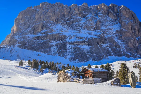 Skidorten Selva di Val Gardena, Italien — Stockfoto