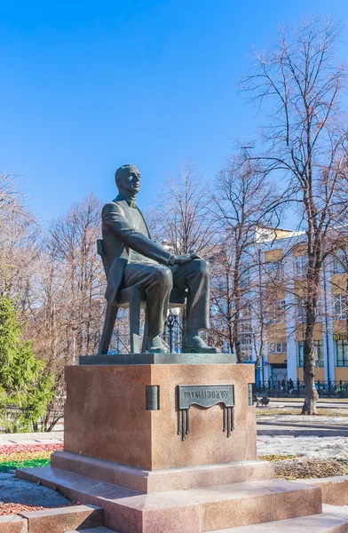 Monument to Sergei Rachmaninoff. Passion Boulevard. Moscow — Stock Photo, Image