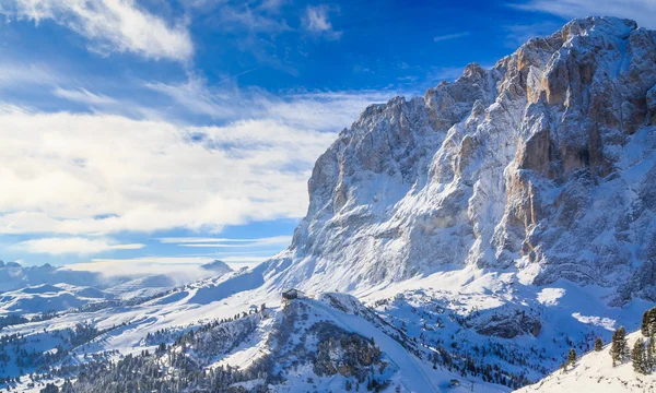 Estância de esqui de Selva di Val Gardena, Itália — Fotografia de Stock
