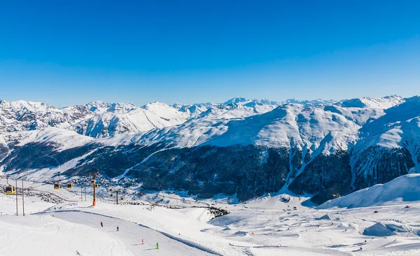 Station de ski Livigno. Italie — Photo