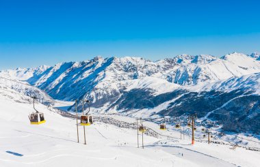  Kayak Merkezi Livigno. İtalya