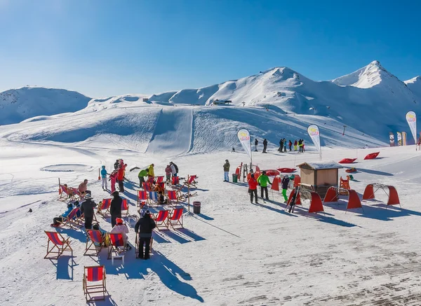 Skidorten Livigno. Italien — Stockfoto