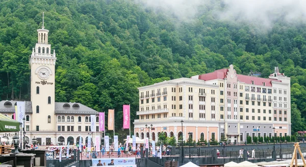 Station de ski "Rosa Khutor", Sotchi, Russie — Photo