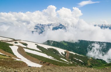 Dağ manzarası, Kayak Merkezi 
