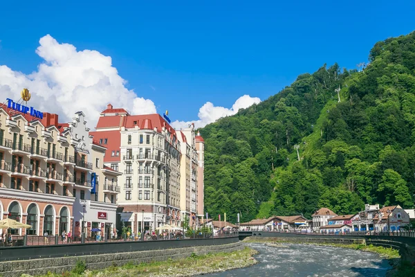 Ski resort Rosa Khutor, Sochi, Russia — 图库照片