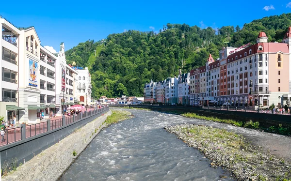 Ski resort Rosa Khutor, Sochi, Russia — 图库照片