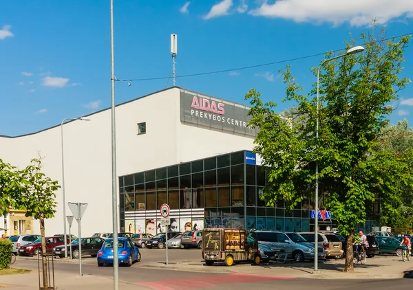 Obchodní centrum Aidas. Letovisko Druskininkai, Litva — Stock fotografie