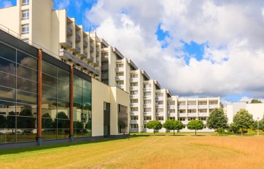 Tesisin Spa Resort tıbbi Egle sanatoryum binaların. Druskininkai. Litvanya