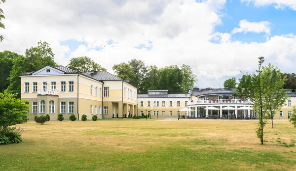 O edifício do Hotel Europa Royale Druskininkai, Lituânia — Fotografia de Stock