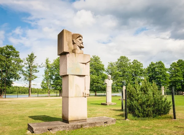 Grutas Park. Pomníky ze sovětské éry. Litva — Stock fotografie