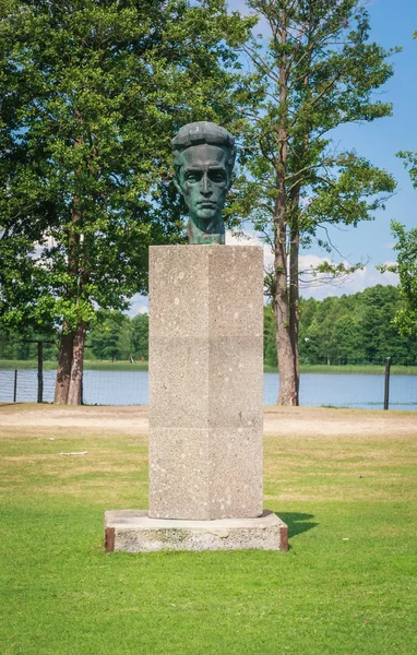 Scultura nel parco Grutas vicino alla città di Druskininkai. Lituania . — Foto Stock