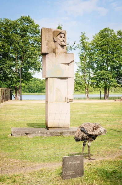 Grutas Park. Monumento Zigmantas Antanas Angarietis. Lituania — Foto Stock