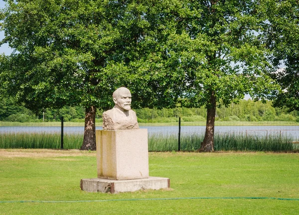 Grutas Park. Bustul lui Lenin. Lituania — Fotografie, imagine de stoc