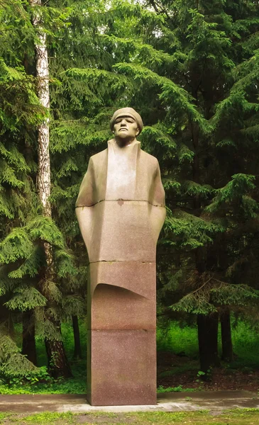 "레닌" 조각. Grutas 공원입니다. 리투아니아 — 스톡 사진
