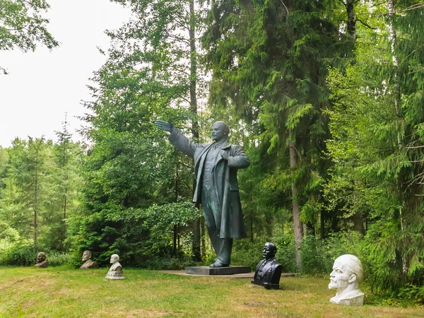 Estátuas de Lenine. Grutas Park. Lituânia — Fotografia de Stock