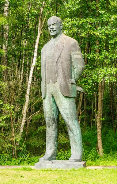 Sculpture "Lenin". Grutas Park. Lithuania — Stock Photo, Image