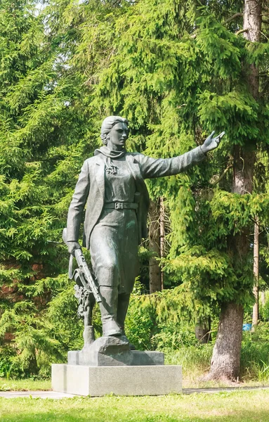 Monumento a Maryte Melnikaite. Grutas Park. Lituania —  Fotos de Stock