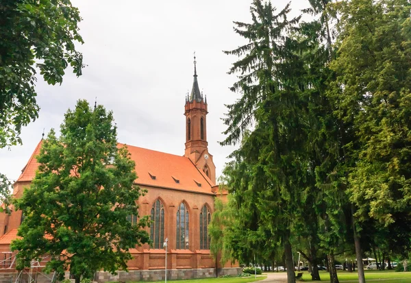 Catholic church of St. Mary of the Scapular. Druskininkai, Lithu — Stock Photo, Image