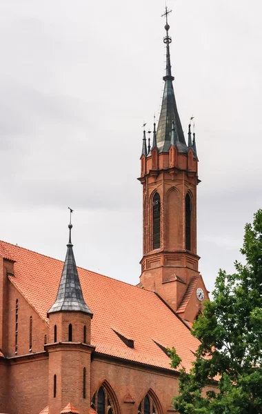 Katolicki Kościół Najświętszej Marii Panny szkaplerza. Druskienniki, Lithu — Zdjęcie stockowe