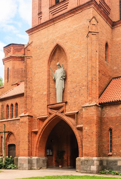 Catholic church of St. Mary of the Scapular. Druskininkai, Lithuania — Stock Photo, Image