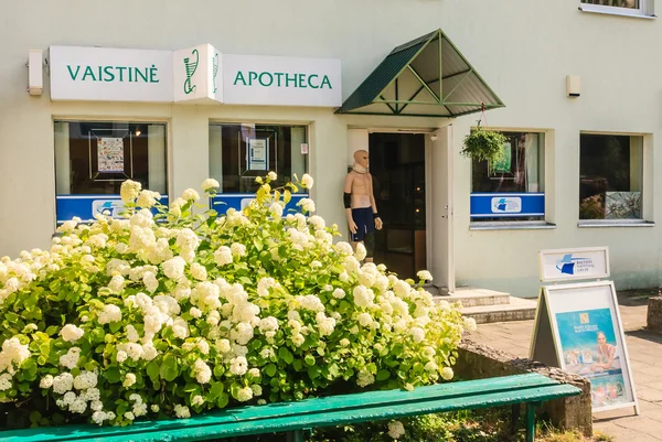 Городская аптека. Друскининкай, Литва — стоковое фото
