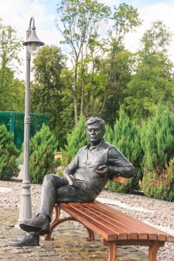 Anıt Donatas Banionis. Druskininkai, Litvanya