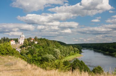 XVIII. yüzyılın mimari topluluğu görünümünü. Liskiava. Litvanya