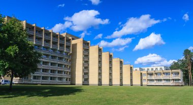 Tesisin Spa Resort tıbbi Egle sanatoryum binaların. Druskininkai. Litvanya