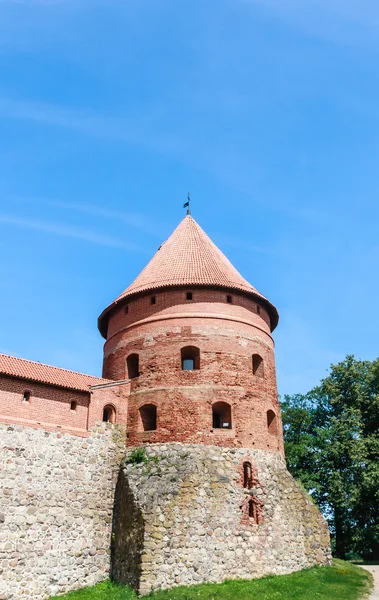 El castillo de la isla. Trakai, Lituania — Foto de Stock