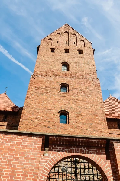 Hrad na ostrově. Trakai, Litva — Stock fotografie