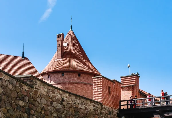 El castillo de la isla. Trakai, Lituania — Foto de Stock