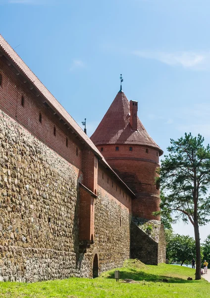 Il castello sull'isola. Trakai, Lituania — Foto Stock