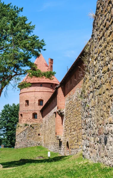 Il castello sull'isola. Trakai, Lituania — Foto Stock