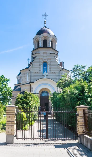 Kostel Panny Marie na znamení, znamení církve. Vilnius, Litva — Stock fotografie