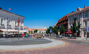 Şehir manzarası. Vilnius. Litvanya