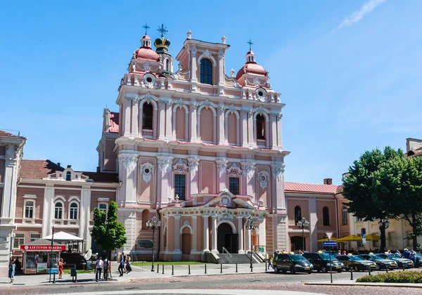 Vilnius. Katolicki kościół św Kazimierza — Zdjęcie stockowe