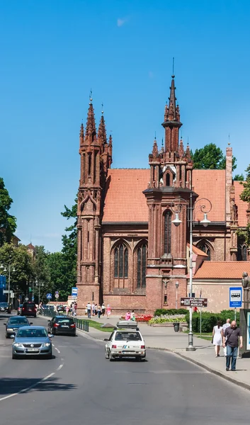 Храм Святой Анны. Вильнюс. Литва — стоковое фото