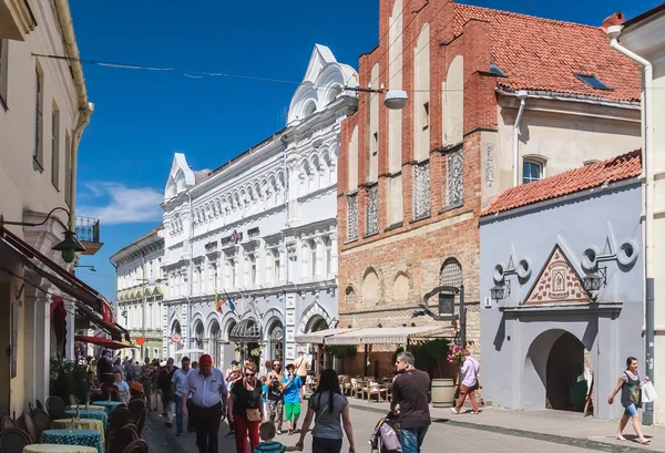 Ausros Warta Street, Vilnius, Litvanya — Stok fotoğraf