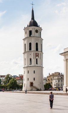 The bell tower of the Cathedral. Vilnius, Lithuania