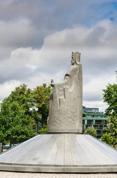 Monumento al Re Mindaugas, Vilnius, Lituania — Foto Stock