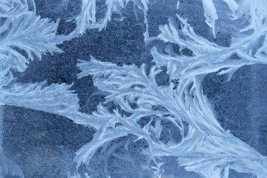 Penceredeki buz deseni